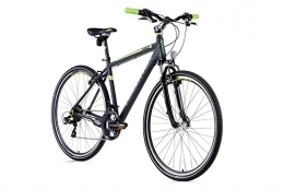 Leaderfox Cross Trail und Trekking 28" Zoll Alu LEADER FOX Away Gent Cross MTB Fahrrad matt grn Rh 53cm