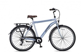 T&Y Trade Cross Trail und Trekking 28 Zoll Herren Trekking City Fahrrad Citybike Cityrad Trekkingfahrrad Trekkingrad Herrenfahrrad Cityfahrrad Herrenrad Rad Bike Beleuchtung STVO ALTEC 7 Shimnao Gang TRAVEL Grau R 58cm