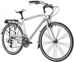 Adriatica Cross Trail und Trekking 28 Zoll Herren Trekking Fahrrad 21 Gang Adriatica Boxter HP Man, Farbe:weiß, Rahmengröße:45cm