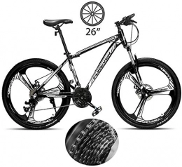 BUK Cross Trail und Trekking BUK Herren Fahrräder Trekkingrad Cross Trekkingrad 3-Speichen-Doppelbremse Fahrrad stoßdämpfendes Offroad-Rennrad Student Variable Speed-26 Zoll / 24 Geschwindigkeit_Schwarz