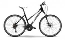 HAIBIKE Cross Trail und Trekking Hai Land Damen-Crossrad Modell 2013 UVP 799 Euro 27-Gang SLX mix HaiBike Bike schwarz / weiß (Rahmengrösse 44)