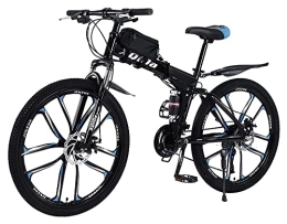 XQIDa durable Cross Trail und Trekking Herren 26zoll mountainbikes 27Gang Schaltung trekkingrad 10 Messer-Rad Anti Rutsch Reifen Cross Trekkingr?der Licht Rahmen aus Karbonstahl Geeignet Berge Stra?en Rennstrecken St?dte / black