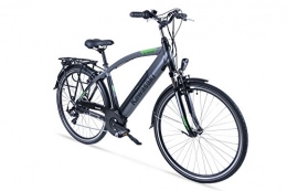 Kawasaki Cross Trail und Trekking Kawasaki Herren XciteRC Trekking-Bike Fahrrad, schwarz-Silber, 48 cm