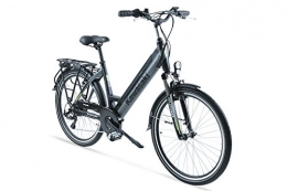 Kawasaki Cross Trail und Trekking Kawasaki XciteRC Trekking Elektrofahrrad, schwarz-Silber, 46 cm