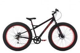 KS Cycling Cross Trail und Trekking KS Cycling Mountainbike MTB Fatbike 26'' schwarz-rot RH 43 cm