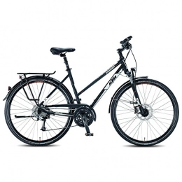 KTM Cross Trail und Trekking KTM Avenza 27 Disc Damen 27 Gang Trekking Fahrrad 2016, Farbe:Schwarz;Rahmenhöhe:46 cm