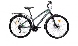 Moma Bikes Cross Trail und Trekking Moma Bikes Pro Trekkingräder, Grau, One Size