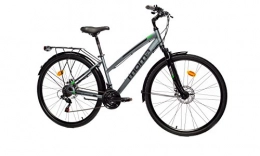 Moma Bikes Cross Trail und Trekking Moma Bikes Pro Trekkingräder, Grau, One Size