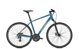 Univega Cross Trail und Trekking Univega TERRENO 3.0, 21 Gang, Herrenfahrrad, Cross, Modell 2019, 28 Zoll, navyblue matt, 60 cm