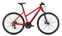 Univega Cross Trail und Trekking Univega Terreno 3.0 Cross Bike 2018 (28" Damen Trapez 50cm, firered Glossy Damen)