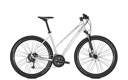 Univega Cross Trail und Trekking Univega TERRENO 5.0, 27 Gang, Damenfahrrad, Cross, Modell 2019, 28 Zoll, lightgrey matt, 55 cm