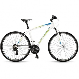 Unbekannt Cross Trail und Trekking Winora Mountain Bikes Senegal Herren 28'' 21-G TY300 18 Winora White / Cyan / Lime 56