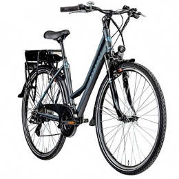 Zndapp Fahrräder Zündapp E-Bike Trekking 700c Green 7.7 Pedelec Trekkingrad Damen 28 Zoll Touren (grau / blau, 48 cm)