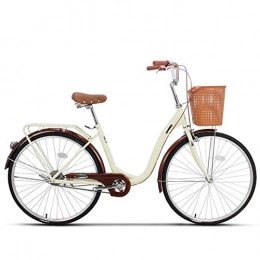 Ti-Fa Cruiser Ti-Fa 26 Zoll Damen Cityfahrrad Beachcruiser, Beige, 1 Gang, 20 / 24 / 26", 20 inch