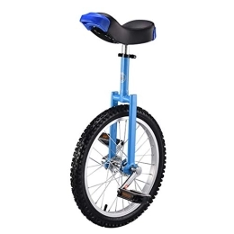 Lhh Fahrräder Einrad Balance Fahrrad Einrad für Zuhause und Fitness Fitness, Fun Herren Einrad mit Rutschfesten Mountain Reifen, Blau, 150 Kg Last (Size : 18inch)