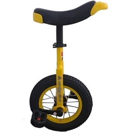  Fahrräder Einrad-Einrad Kleines 12-Zoll-Rad-Einrad, für kleine Kinder / Kind / Jungen / Mädchen, unter 5 Jahren, Anfänger-Gleichgewichtsradfahren (Gelb)