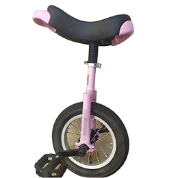  Fahrräder Einrad für 12-Zoll-Rad 25 cm rosa Einrad mit auslaufsicherem Butylkautschukreifen für Outdoor-Sport-Fitness (Color : Pink, Size : 12Inch) Langlebig (Pink 12Inch)