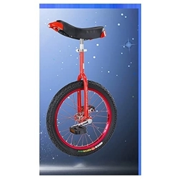  Fahrräder Einrad für Erwachsene Kinder Hochleise Lager Radtrainer Einrad, Aluminiumlegierungsschloss Erwachsenen-Trainer-Einrad (20 Zoll rot)
