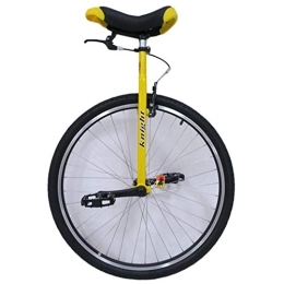 Lqdp Fahrräder Einrad Heavy Duty Erwachsene Einräder für Outdoor-Sportarten, 28'' Radausgleich Radfahren für Große Menschen, Männer und Profis, Last 150 Kg (Color : Yellow)