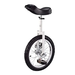 Samnuerly Fahrräder Einrad-Rad-Freiständer, höhenverstellbarer Sattel, weißes Einrad zum Jonglieren / Unterhalten von Outdoor-Sportarten?