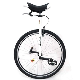  Fahrräder Extra Großes 28-Zoll-Einrad Für Erwachsene Für Große Menschen Mit Einer Körpergröße Von 160-195 cm (63"-77"), Weiß, Strapazierfähiger Stahlrahmen Und Alufelge (Color : White, Size : 28 Inch) Langle