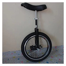  Fahrräder Fahrrad-Einrad 18 Zoll mit höhenverstellbarem Sitzrad Einrad, Starkes und langlebiges Trainer-Einrad für Erwachsene (18 Zoll schwarz)