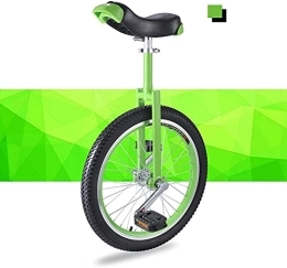  Fahrräder Fahrrad-Einrad Einräder für Kinder Erwachsene Anfänger, 16 / 18 20-Zoll-Rad-Einrad mit Alufelge (grünes 16-Zoll-Rad)