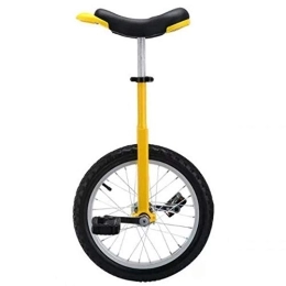 HWF Fahrräder HWF Einrad Kinder Erwachsenes 20 Zoll Einrad - Gelb, 16 / 18 Zoll Einrad für Kinder / Mädchen / Jungen, Ab 10 Jahren, Kindergeburtstagsgeschenk (Color : Yellow, Size : 16 Inch Wheel)