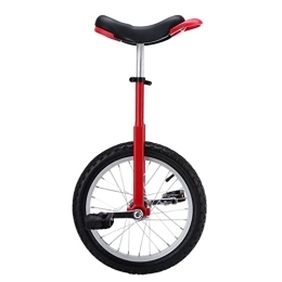 HXFENA Fahrräder HXFENA Einrad, Kinder Verstellbare Balance Radfahren ÜBung Akrobatische Show Fitness Wettbewerb Einrad Konturierter Ergonomischer Sattel / 16 Inches / Red