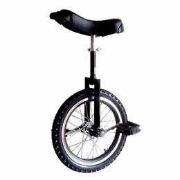 HXFENA Fahrräder HXFENA Einrad, Verstellbarer Rutschfester Reifen Professioneller Akrobatik Radtrainer, Balance Radsport ÜBung FüR Kinder AnfäNger Erwachsene / 16 Inches / Black