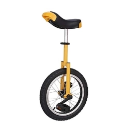 JLXJ Einrad Einräder für Erwachsene Kinder - Stahlrahmen, 16 Zoll / 18 Zoll / 20 Zoll EIN Rad Laufrad für Teenager Männer Frau Boy Rider, Berg Im Freien (Size : 16in(40.5cm))