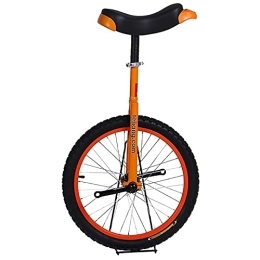 SSZY Einräder SSZY Einrad 18"Zoll Rad Einrad für Kinder, Auslaufsicheres Reifenrad Radfahren Im Freien, Anfängergröße 140-150cm, Alter 6 / 7 / 8 / 9 / 10 Jahre Alt (Color : Orange)