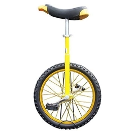 SSZY Fahrräder SSZY Einrad, 18-Zoll-Rad Einrad, Geeignet Für Kinder / Kinder mit Einer Körpergröße Von 1, 45 Bis 1, 6 M, Anfänger-Mädchen / Jungen-Balance-Fahrrad, für Fitnessübungen (Color : Yellow)