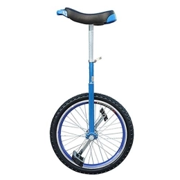 SSZY Einräder SSZY Einrad Kinder (6 / 7 / 8 Jahre Alt) 16-Zoll-Einrad, Jungen / Mädchen, Outdoor-Sport-Laufrad, mit Alu-Felge Und Ständer, Höhenverstellbar (Color : Blue)