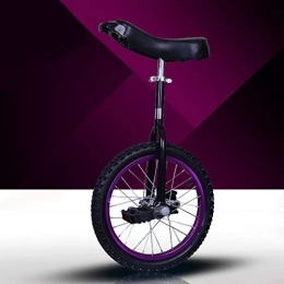 XYSQ Einräder XYSQ Einrad Fahrradanhanger Einrad Mit Felge, Bequemer Sattel Sitz Gummi Berg Reifen for Die Balance-Trainings-Road Street Bike Cycling (Color : Purple, Size : 20inch)