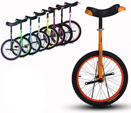 ZWH Fahrräder ZWH Fahrräder Einrad Unisex-Unicycle-Hochleistungs-Stahlrahmen- Und Leichtmetallrad, 16"Rad-Einrad Für Kinder Und Anfänger, Deren Höhe 120-140 cm Ist (Color : Orange, Size : 16 Inch Wheel)