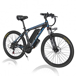 YANGAC Elektrofahrräder 1000W E-Bike Mountainbike Elektrofahrrad, 26'' Elektrisches Fahrrad Clearance Elektrofahrräder mit 48V 13Ah Lithium-Batterie und Shimano 21-Gang(Poland Warehouse), Blue