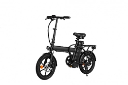 Estefanlo Elektrofahrräder 16 Zoll Klappbares E-Bike, Elektrofahrrad E Bike Klapprad Fahrrad Elektro Klapprad Faltbares Pedelec, 7, 5Ah Batterie, 250W Motor, Shimano 7 Gang-Schaltung Elektro Faltfahrrad