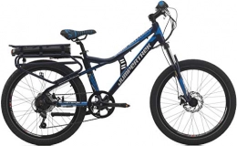 Cicli Cinzia Elektrofahrräder 24 Zoll MTB E-Bike Cinzia Blaster 7 Gänge Federgabel ALU SONDERRABATT! Blau-Schwarz