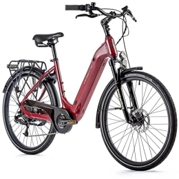 Leaderfox Elektrofahrräder 26 Zoll E Bike Leader Fox Lotus Pedelec Fahrrad 504 Wh Weinrot Rh 42 cm