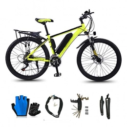 CYC Elektrofahrräder 26 Zoll Power Mountainbike Erwachsenes Mountainbike Aluminiumlegierung Doppelscheibenbremse 36v 13ah Akku mit 350w 35 Km / H Doppelscheibenbremse Led-anzeige Elektrofahrrad Geeignet Zum Pendeln, Grün