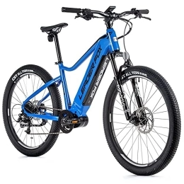 Leaderfox Fahrräder 27, 5 Zoll Leader Fox Swan Gent E Bike MTB Pedelec RH 41cm Blau Schwarz