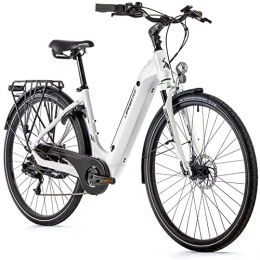 Leaderfox Fahrräder 28 Zoll Alu Elektro Fahrrad E-Bike Leader Fox Induktora 7 Gang 504 Wh Weiss Rh46cm