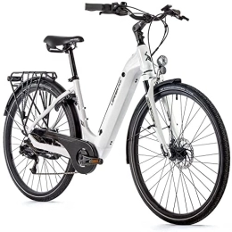 Leaderfox Elektrofahrräder 28 Zoll Alu Elektro Fahrrad E Bike Leader Fox Induktora 7 Gang Pedelec 504 Wh Rh42cm Weiss