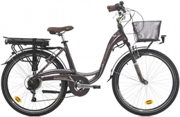 Cicli Cinzia Elektrofahrräder 28 Zoll Damen Elektro Fahrrad Cinzia Sfera, Farbe:braun