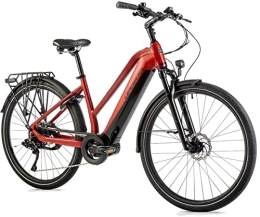 Leaderfox Elektrofahrräder 28 Zoll E-Bike Leader Fox Lucas Lady E-Bike Pedelec Trekking 20Ah / 720Wh Rh42cm Rot