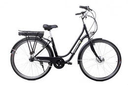 SAXONETTE Elektrofahrräder 28 Zoll Saxonette Fashion Plus Elektro Fahrrad E Bike Pedelec Shimano 7 Gang 36 V / 11, 6 schwarz matt