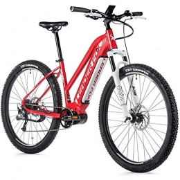 Leaderfox Elektrofahrräder 29 Zoll Alu E-Bike Leaderfox SWAN Lady Pedelec MTB 2020 M300 80 Nm LG 630 Wh Rot Weiss RH 46cm