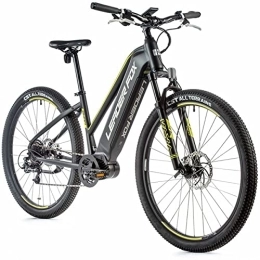 Leaderfox Elektrofahrräder 29 Zoll Alu E-Bike Leaderfox SWAN Lady Pedelec MTB M300 80 Nm LG 540 Wh Schwarz Gelb RH 46cm