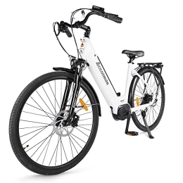 Accolmile Fahrräder Accolmile 28 Zoll 700C Damenfahrrad City Ebike mit 250W M200 Drehmoment Mittelmotor, Urban Trekking Elektrofahrrad Pedelec für Herren Damen, mit 36V 15Ah 540Wh Lithium Akku, Shimano 8-Gang